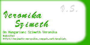 veronika szimeth business card